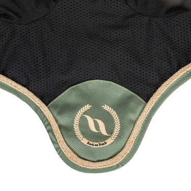 Cuffia per cavallo Night Collection Back On Track Oliva Verde