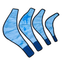 Bandana rinfrescante Cool on Track Back on Track Blu Bandana rinfrescante Cool on Track Back on Track Blu