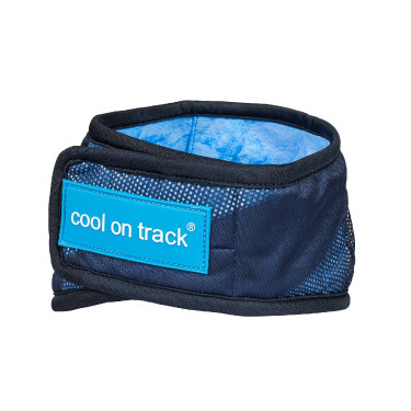Bandana rinfrescante Cool on Track Back on Track Blu Bandana rinfrescante Cool on Track Back on Track Blu