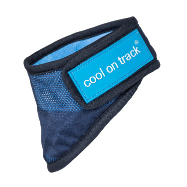 Bandana rinfrescante Cool on Track Back on Track Blu Bandana rinfrescante Cool on Track Back on Track Blu