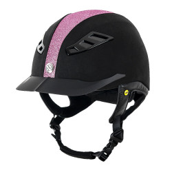 Casco EQ3 Lynx Back on Track Microfibra Sabbia rosa