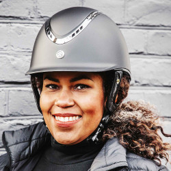 Casco EQ3 Pardus smooth Back on Track con rotella Casco EQ3 Pardus smooth Back on Track con rotella