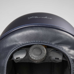 Casco EQ3 Pardus smooth Back on Track con rotella Blu