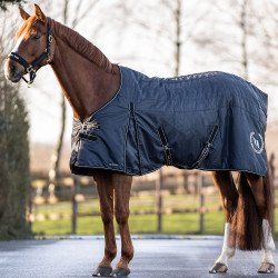 Coperta da box Back on Track Millie 200g Nero Coperta da box Back on Track Millie 200g Nero