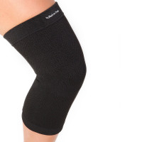 Ginocchiera Back on Track physio 4way stretch Nero Ginocchiera Back on Track physio 4way stretch Nero