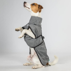 Cappotto per cani versatile Bark Back on Track Grigio