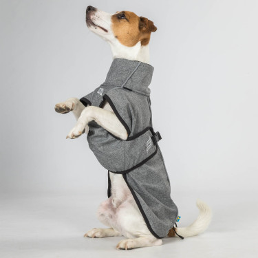 Cappotto per cani versatile Bark Back on Track Grigio
