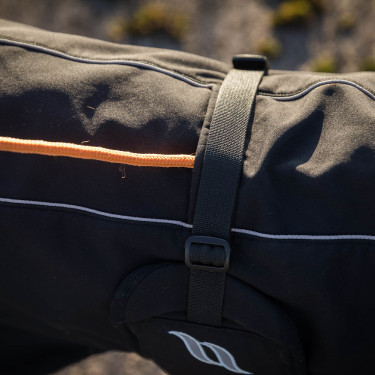 Cappotto per cane versatile Nella Back on Track Nero