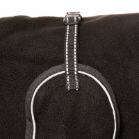 Cappotto in pile supremo per cani Back on Track Nero Cappotto in pile supremo per cani Back on Track Nero