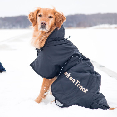 Cappotto standard Back on Track per cane Nero Cappotto standard Back on Track per cane Nero