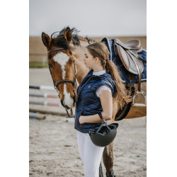 Gilet senza maniche Equithème Lea Blu navy