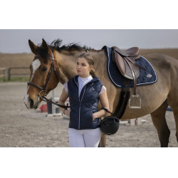 Gilet senza maniche Equithème Lea Blu navy