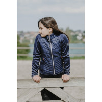 Giacca ibrida Equithème Olivia bambino Blu navy Giacca ibrida Equithème Olivia bambino Blu navy