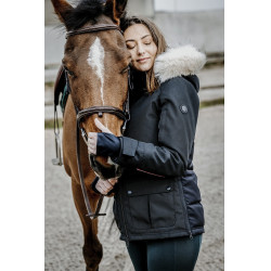 Parka Equithème Paola Nero Parka Equithème Paola Nero
