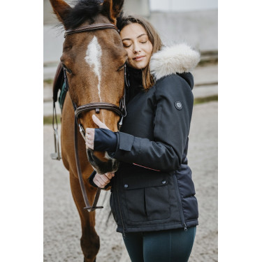 Parka Equithème Paola Nero Parka Equithème Paola Nero
