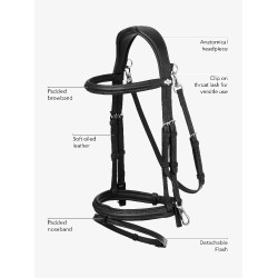 Testiera da lavoro LeMieux Nero Testiera da lavoro LeMieux Nero