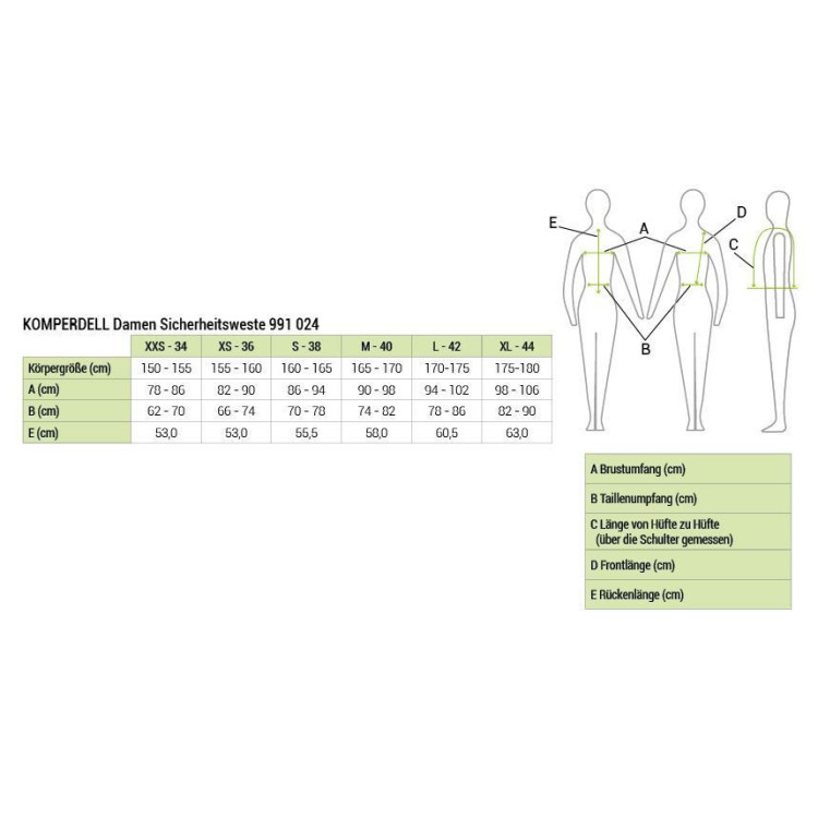 Dorsale Komperdell FlexFit donna Dorsale Komperdell FlexFit donna