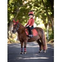 Sottosella Mini LeMieux Suede Jump Square Sienna Rosso