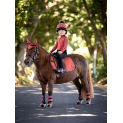 Sottosella Mini LeMieux Suede Jump Square Sienna Rosso