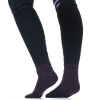 Chaussettes Flags & Cup Seldovia Noir / mure