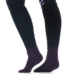Chaussettes Flags & Cup Seldovia Noir / mure
