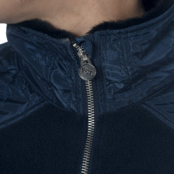 Damen-Fleecejacke Haisla Flags & Cup Blu navy