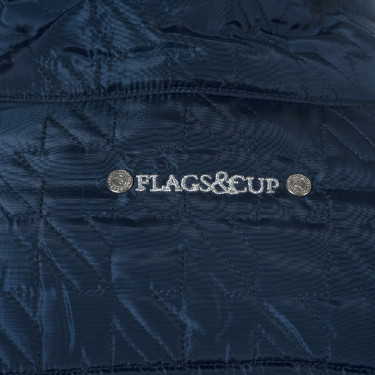 Damen-Fleecejacke Haisla Flags & Cup Blu navy