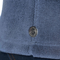 Giacca in pile per bambini Agri Flags & Cup Denim Blu Giacca in pile per bambini Agri Flags & Cup Denim Blu