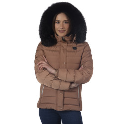 Parka donna Sarnia Flags & Cup Moka Marrone