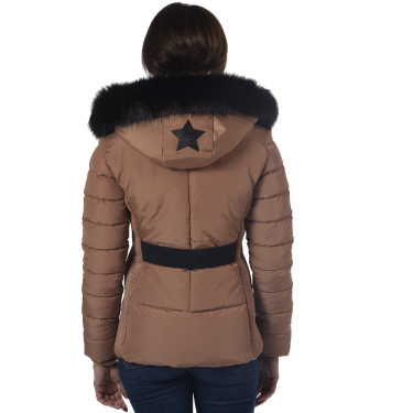 Parka donna Sarnia Flags & Cup Moka Marrone