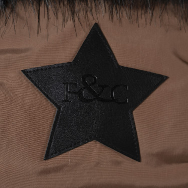 Parka donna Sarnia Flags & Cup Moka Marrone