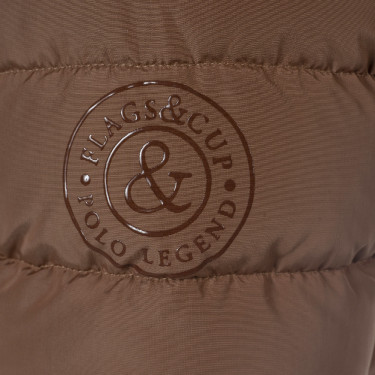 Parka donna Sarnia Flags & Cup Moka Marrone