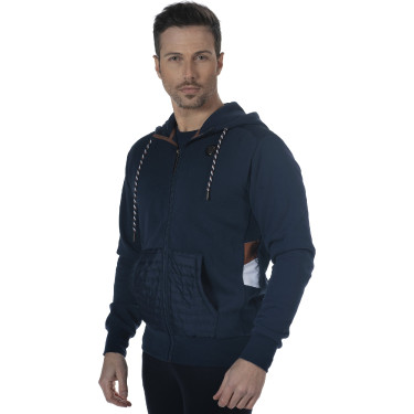 Felpa con zip da uomo Gambo Flags & Cup