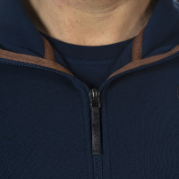 Felpa con zip da uomo Gambo Flags & Cup Blu navy