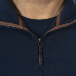 Felpa con zip da uomo Gambo Flags & Cup Blu navy