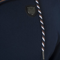 Felpa con zip da uomo Gambo Flags & Cup Blu navy