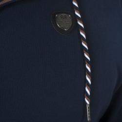 Felpa con zip da uomo Gambo Flags & Cup Blu navy