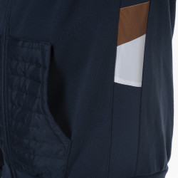 Felpa con zip da uomo Gambo Flags & Cup Blu navy