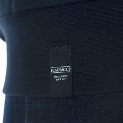 Felpa con zip da donna Tazlina Flags & Cup Blu navy