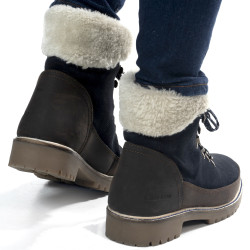 Boots Flags & Cup Berga Bleu marine