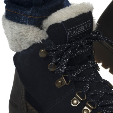 Boots Flags & Cup Berga Bleu marine