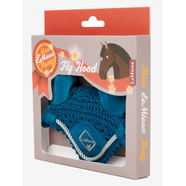 Cuffia anti-mosche per giocattolo Mini Pony LeMieux Blu mare Cuffia anti-mosche per giocattolo Mini Pony LeMieux Blu mare