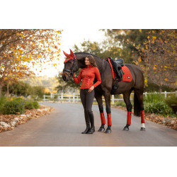 Sottosella LeMieux Loire Memory Dressage Square Sienna Rosso
