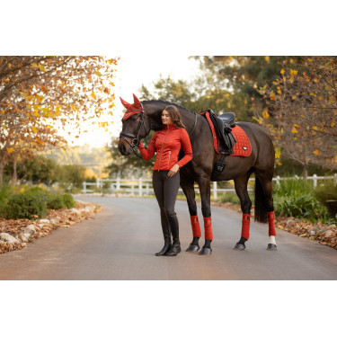 Sottosella LeMieux Loire Memory Dressage Square Sienna Rosso