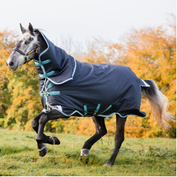 Coperta Horseware Amigo® Bravo 12 Plus 250g 1200D Marina / acqua Blu Coperta Horseware Amigo® Bravo 12 Plus 250g 1200D Marina / acqua Blu