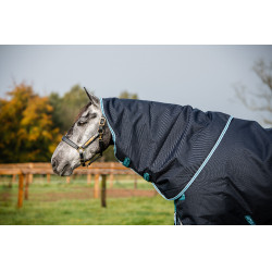 Coperta Horseware Amigo® Bravo 12 Plus 250g 1200D Marina / acqua Blu Coperta Horseware Amigo® Bravo 12 Plus 250g 1200D Marina / acqua Blu