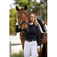 Polo da concorso LeMieux Olivia a maniche lunghe Bianco Polo da concorso LeMieux Olivia a maniche lunghe Bianco