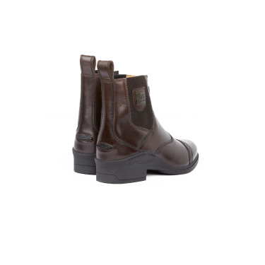 Stivali in pelle con cerniera Saturn da donna B Vertigo Marrone scuro