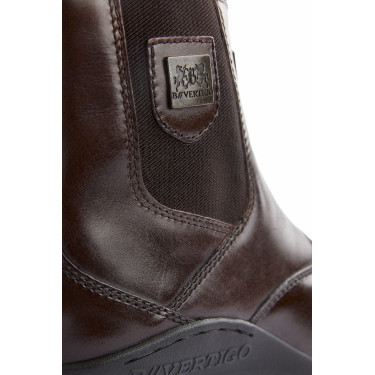 Stivali in pelle con cerniera Saturn da donna B Vertigo Marrone scuro