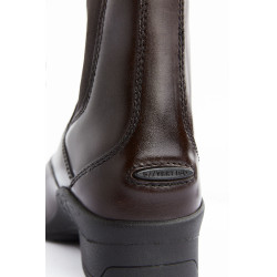 Stivali in pelle con cerniera Saturn da donna B Vertigo Marrone scuro